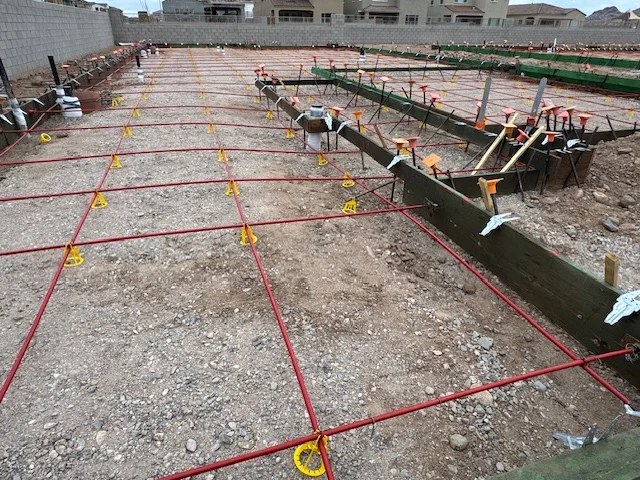 Pre-slab excavation site